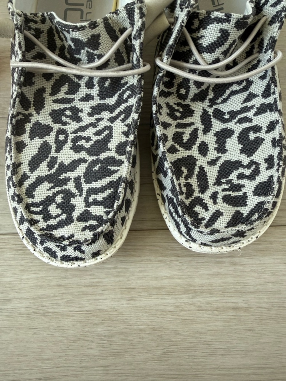 Hey dude Woven Cheetah Grey Slip-On Shoes - Picture 4 of 4